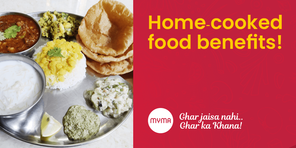 Indian home-cooked food on Myma app